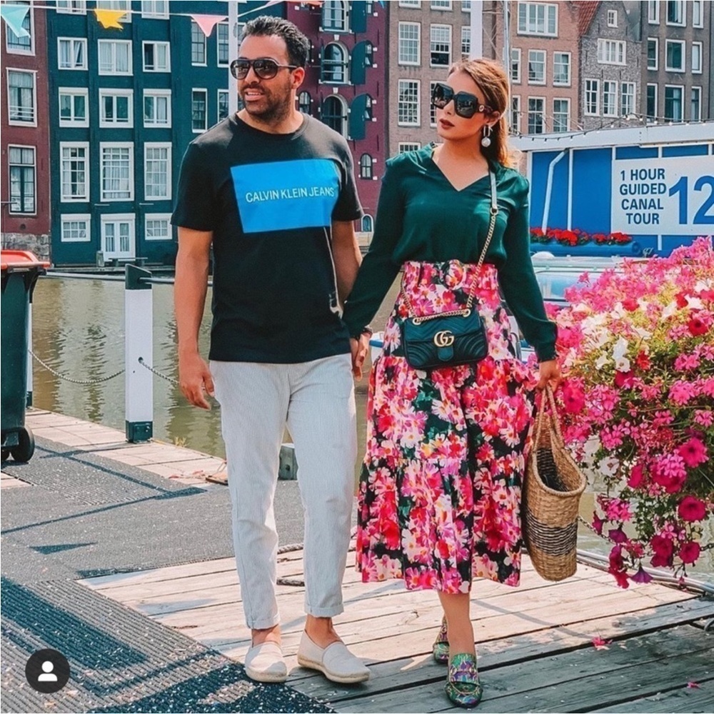 Zara Bloggers Fav Tiered Pleated Vibrant Floral Maxi Skirt Size XS Belted Spring - Picture 3 of 16